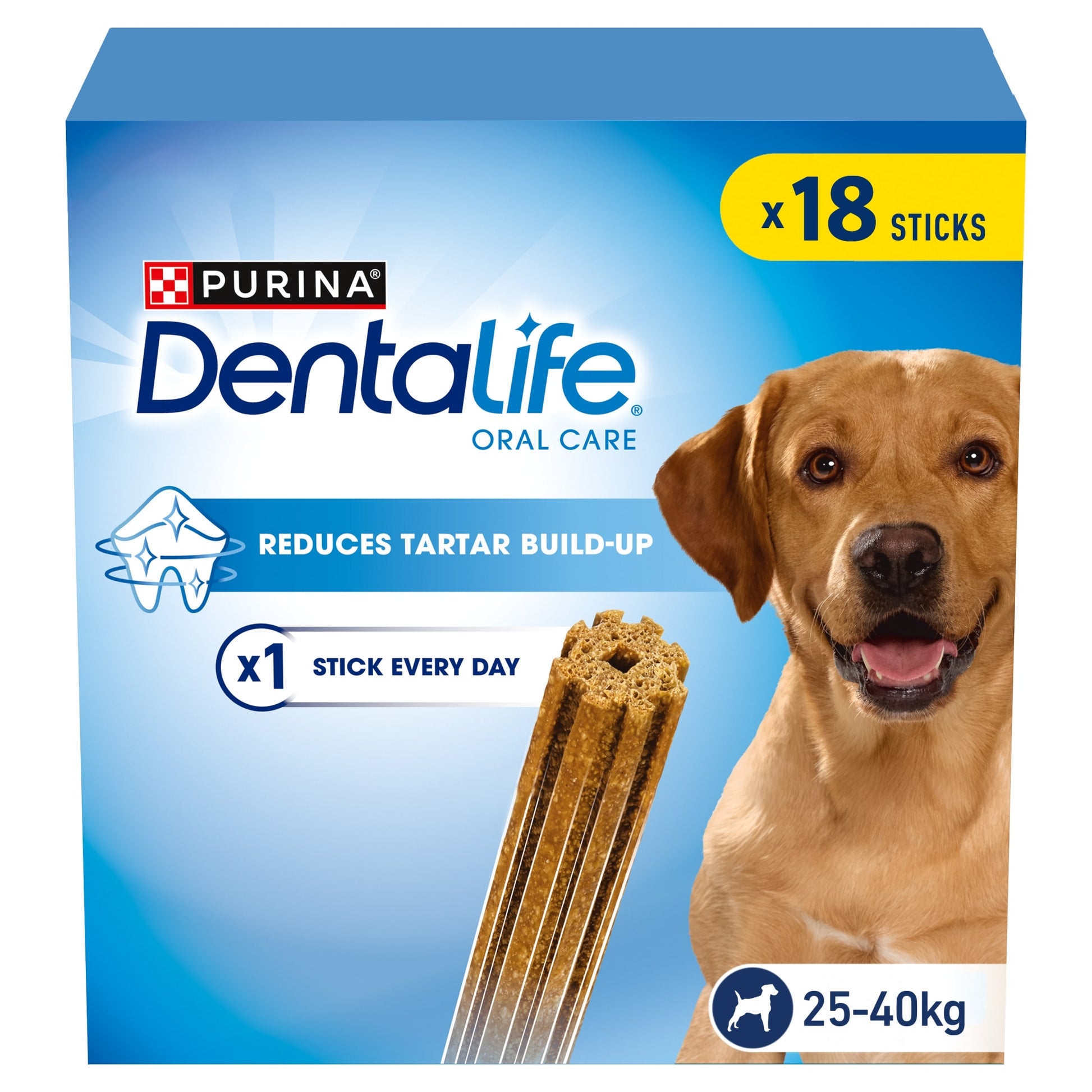 DENTALIFE Large Dental Chicken Dog Chews 18 Sticks — image 1