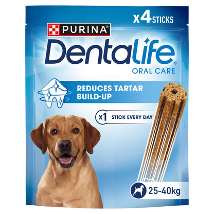 DENTALIFE Large Dental Chicken Dog Chews 4 Sticks — image 1