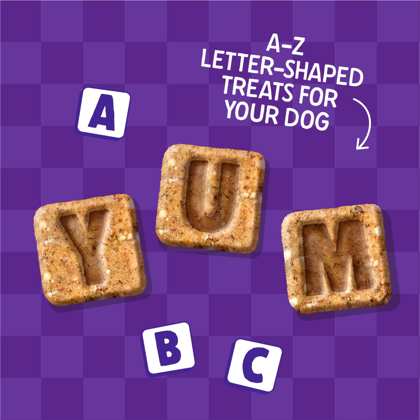 Denzel's Letters - Peanut Butter & Banana Dog Treats 90g — image 2