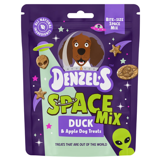 Denzel's Space Mix - Duck & Apple Dog Treats 90g — image 1