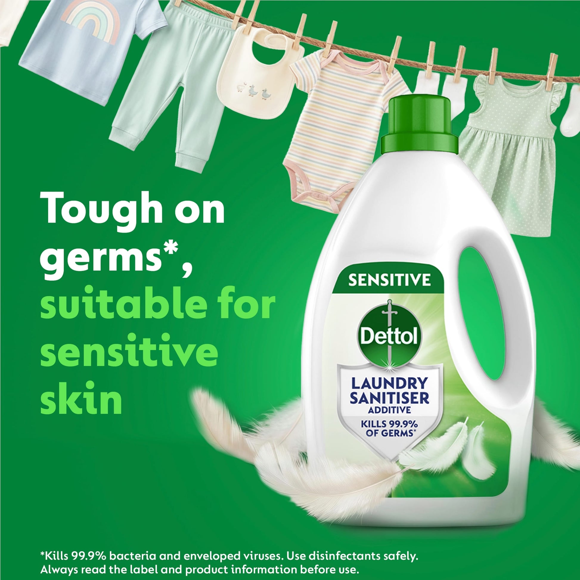 Dettol Antibacterial Laundry Cleanser Liquid Sensitive 2.5L — image 2