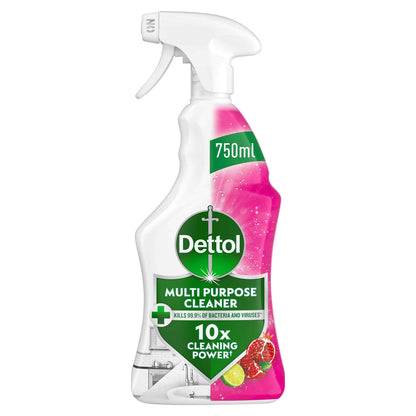 Dettol Antibacterial Multipurpose Cleaning Spray Pomegranate 750ml