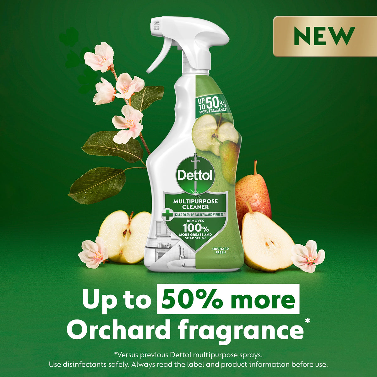 Dettol Multipurpose Cleaning Spray Orchard Fresh 750ml — image 2