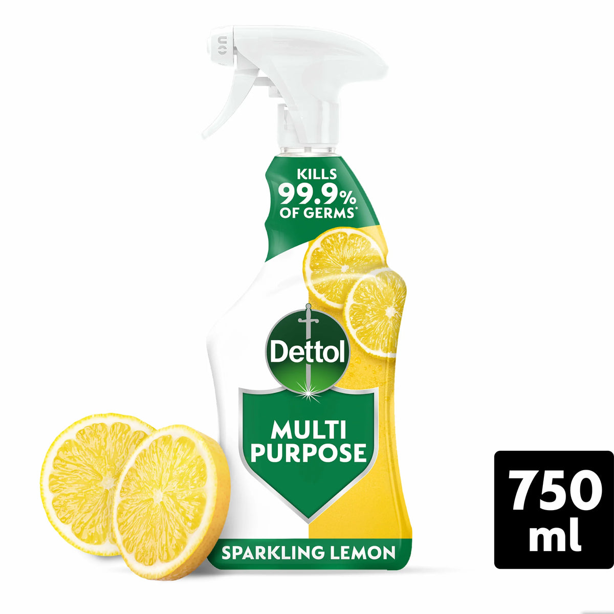 Dettol Multipurpose Cleaning Spray Sparkling Lemon 750ml — image 1