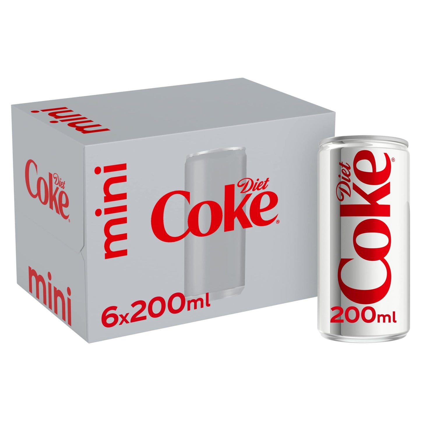 DIET COKE Mini No Calories No Sugar 6x200ml — image 1