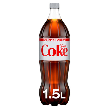 Diet Coke Soft Drink Bottle 1.5L — image 1
