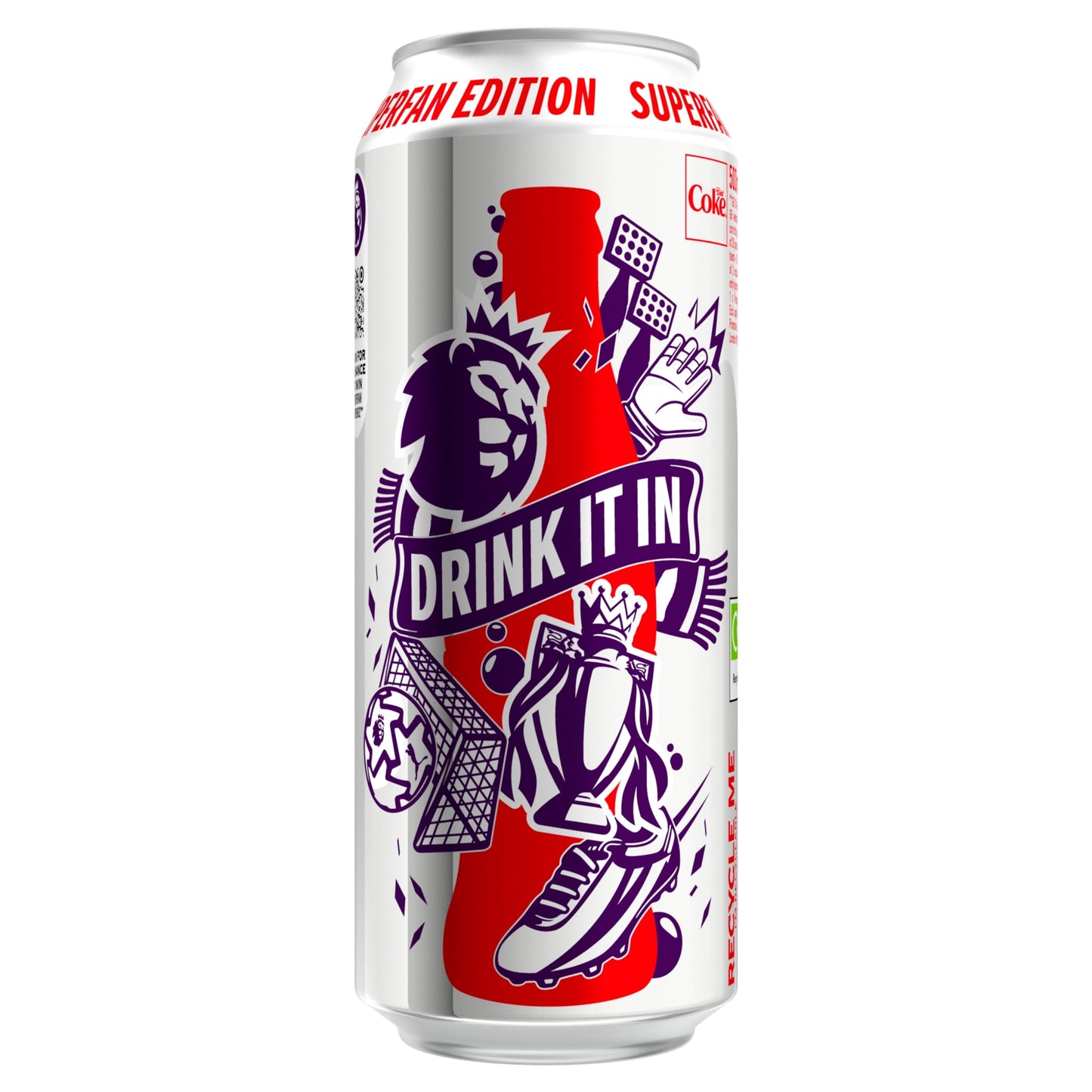 Diet Coke Soft Drink Can 500mL — image 2