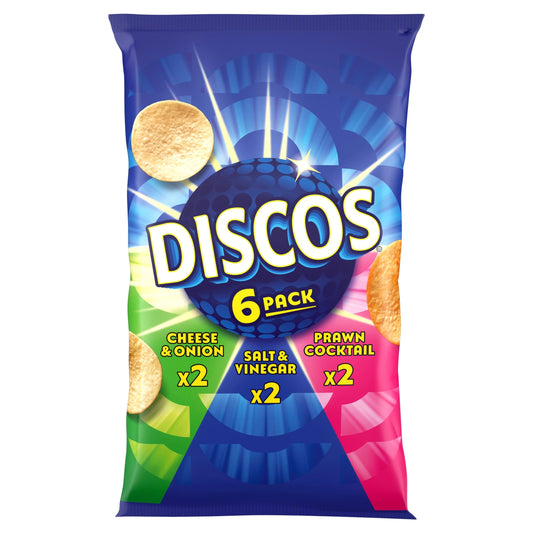 Discos Variety Multipack Crisps 6x25.5g — image 1