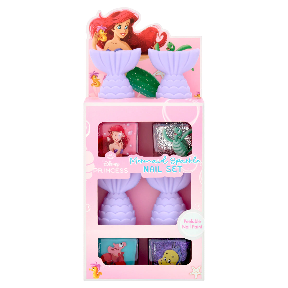 Disney Princess Mermaid Sparkle nail paints 4 x 4ml — image 1