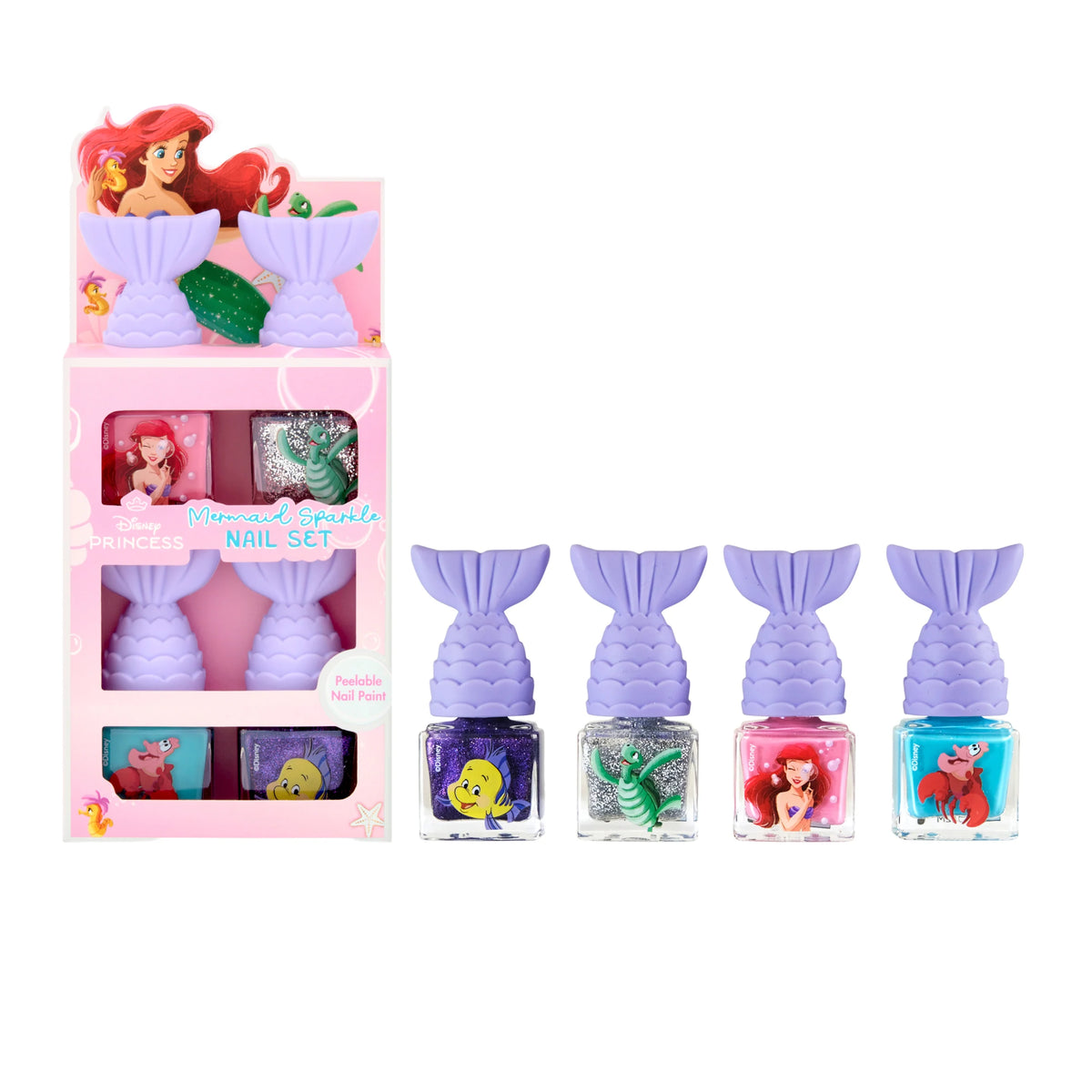 Disney Princess Mermaid Sparkle nail paints 4 x 4ml — image 2