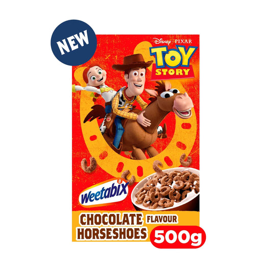 Disney Toy Story Chocolate Flavour Horseshoe Cereal 500g