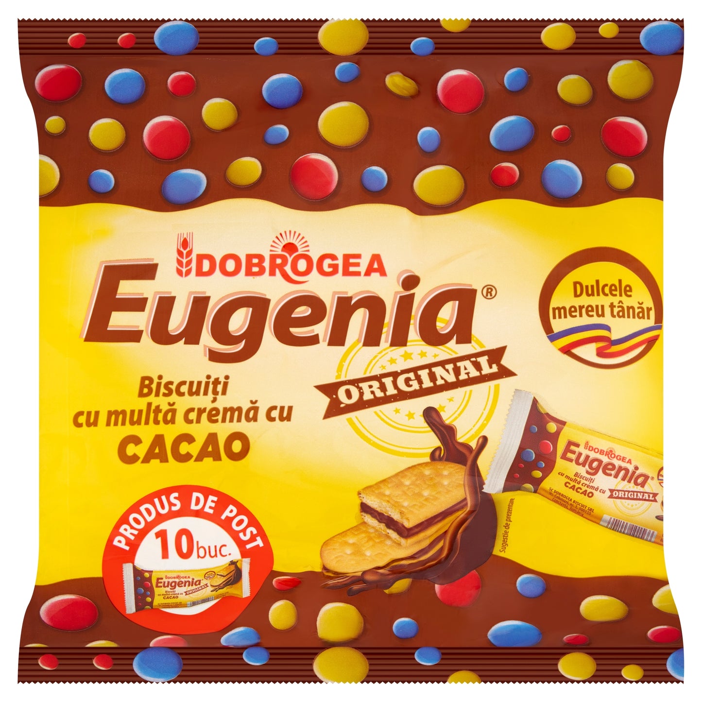 Dobrogea Eugenia Biscuit With Cocoa Cream 10X36g — image 1