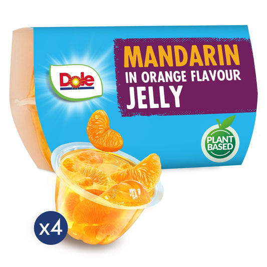Dole Fruit In Orange Flavour Jelly - Mandarins 4 x 123g — image 1