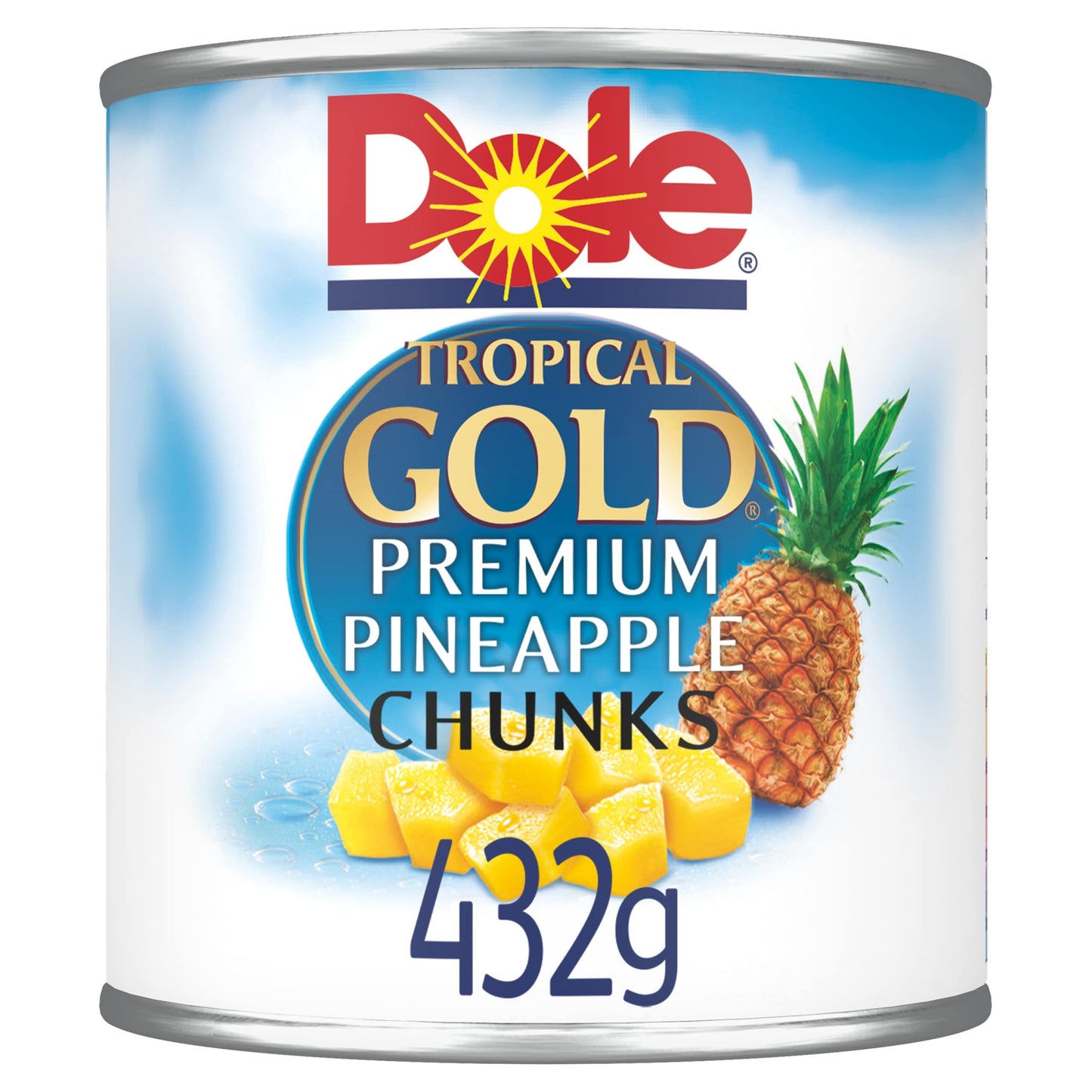 Dole Gold Pineapple Chunks In Juice 432G — image 1