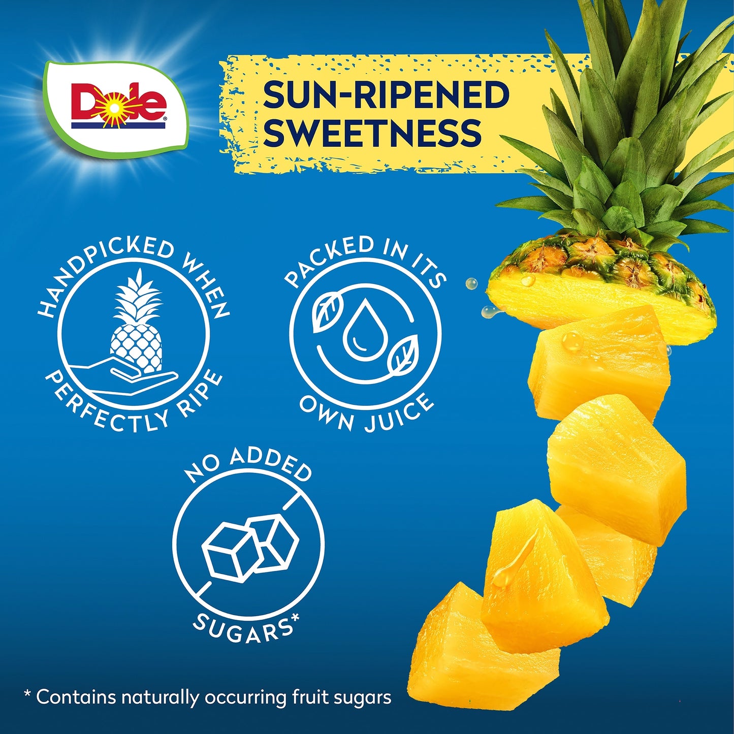 Dole Gold Pineapple Chunks In Juice 432G — image 2