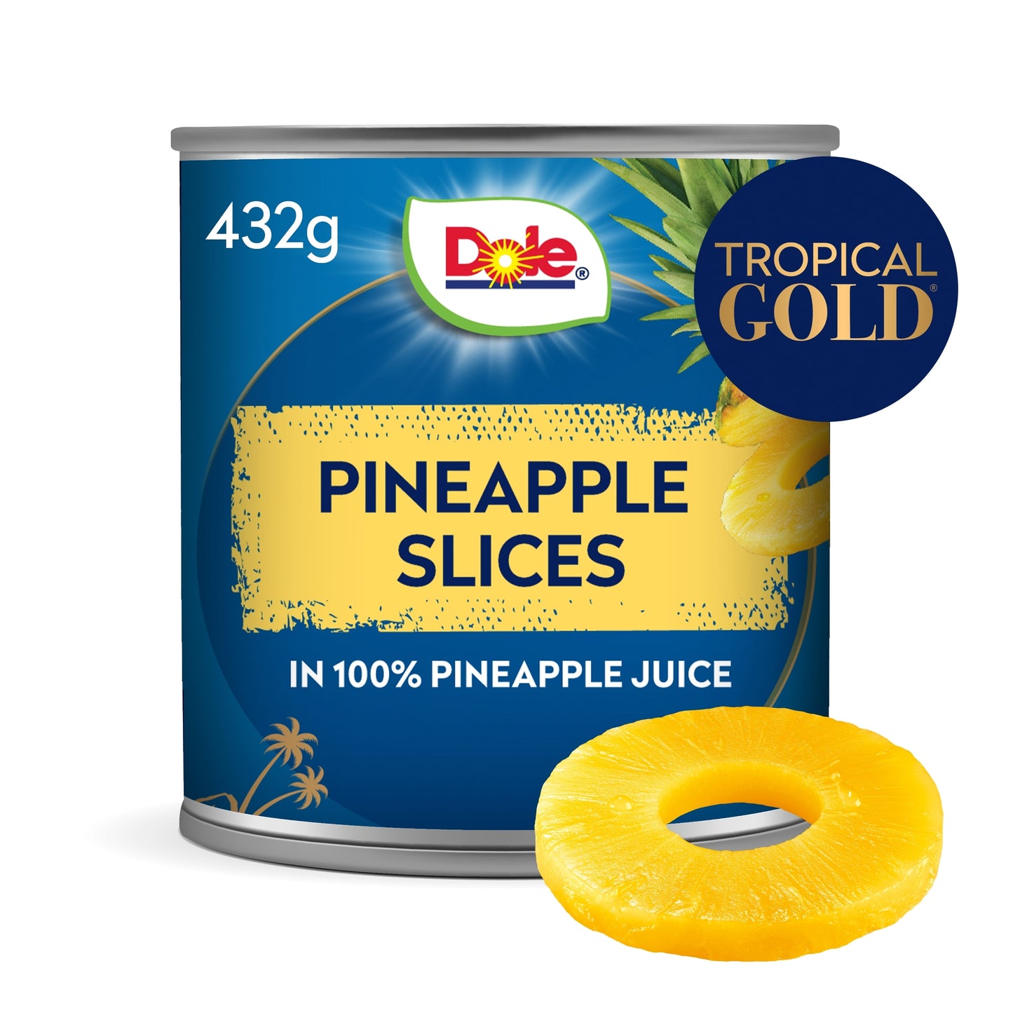 Dole Gold Pineapple Slices In Juice 432G — image 1