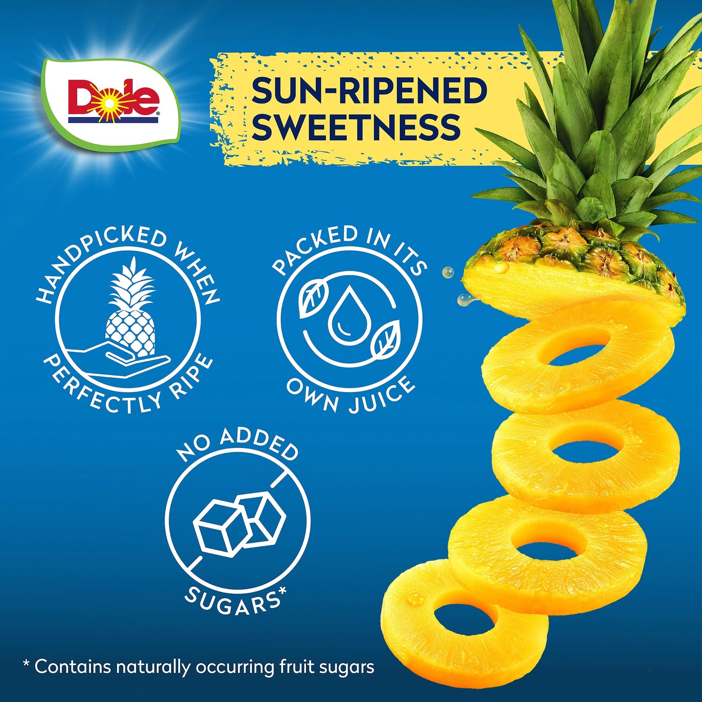 Dole Gold Pineapple Slices In Juice 432G — image 2