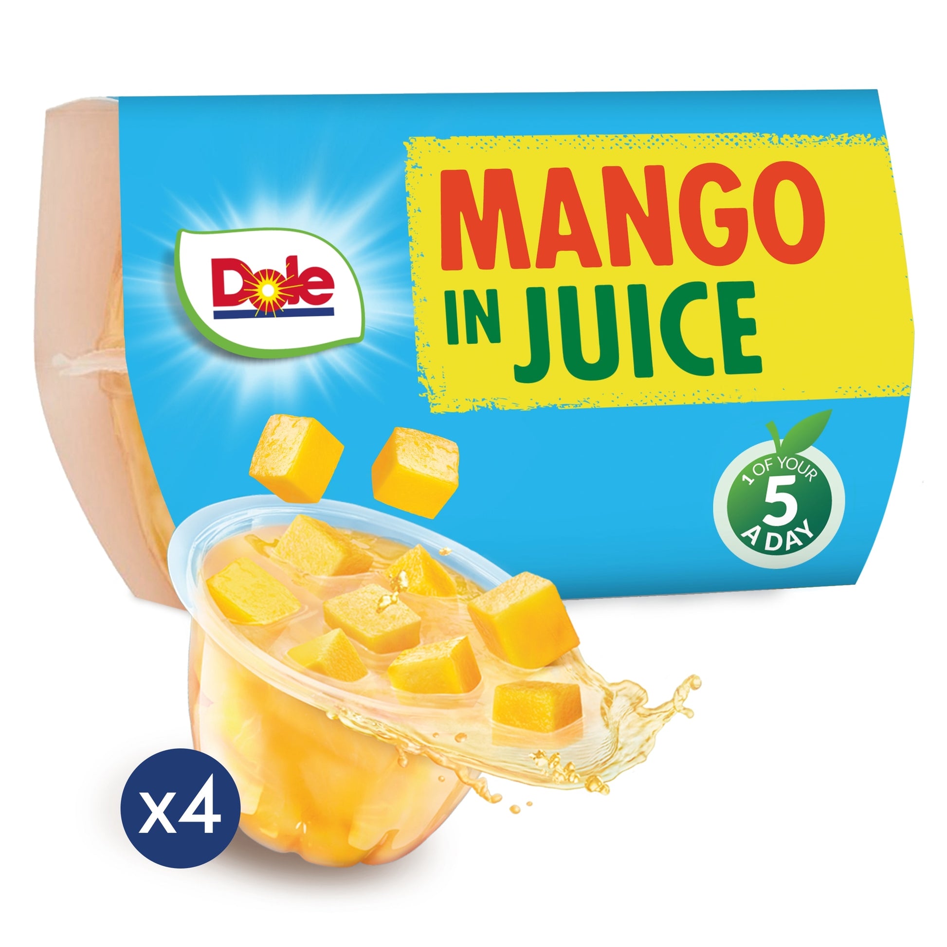 Dole Mango in Juice 4 x 113g — image 1