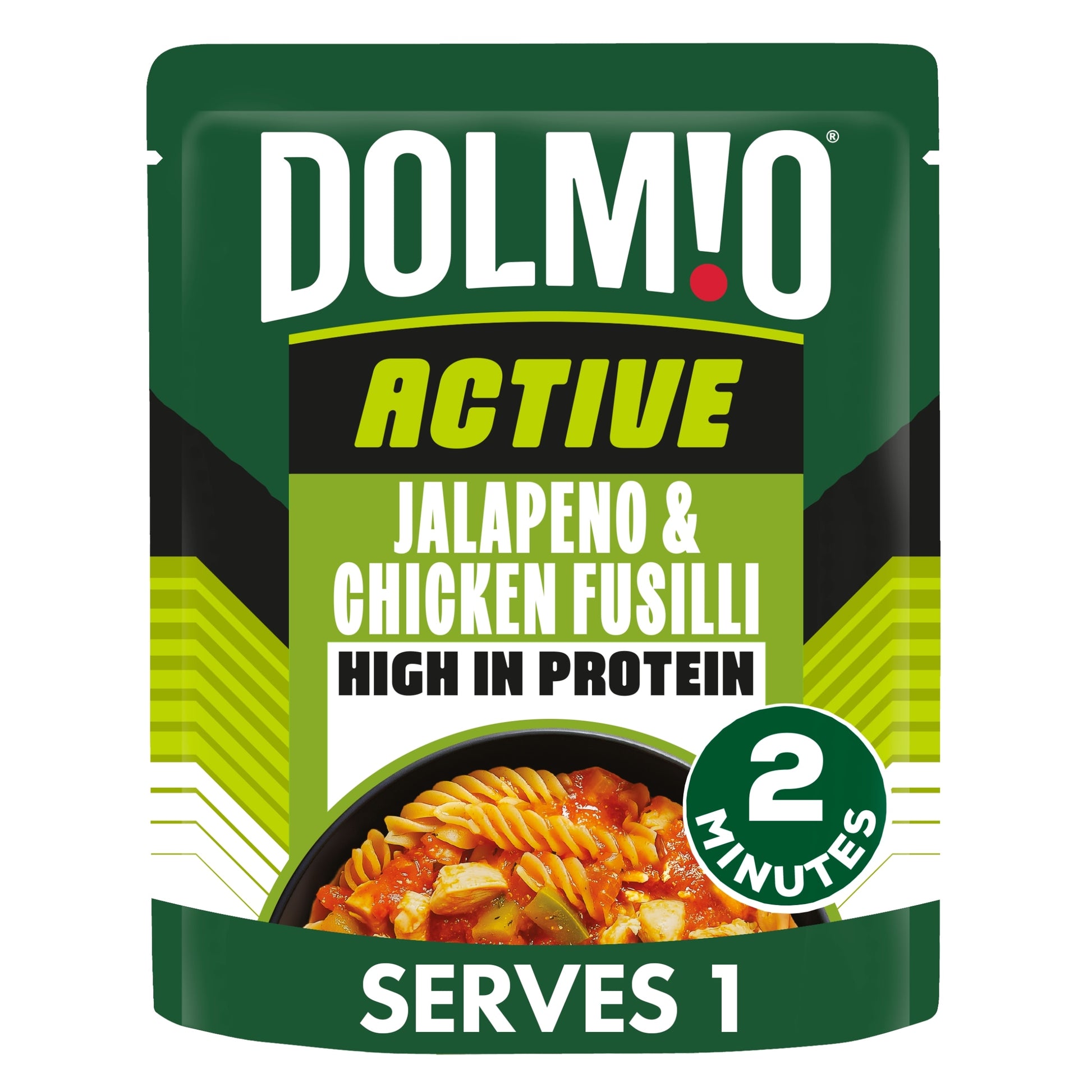 Dolmio Active Jalapeno and Chicken Fusilli Pasta Ready Meal 250g — image 1