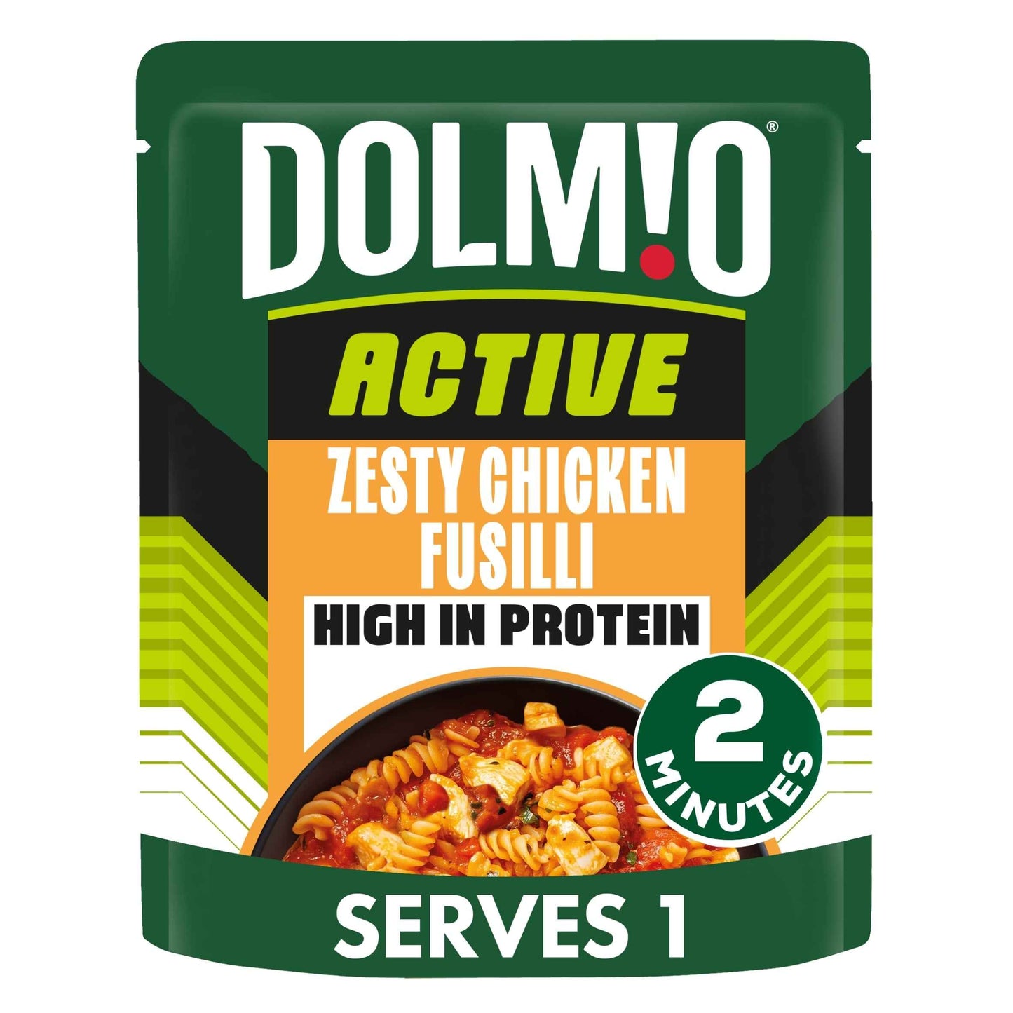DOLMIO Active Zesty Chicken Fusilli Pasta Ready Meal 250g