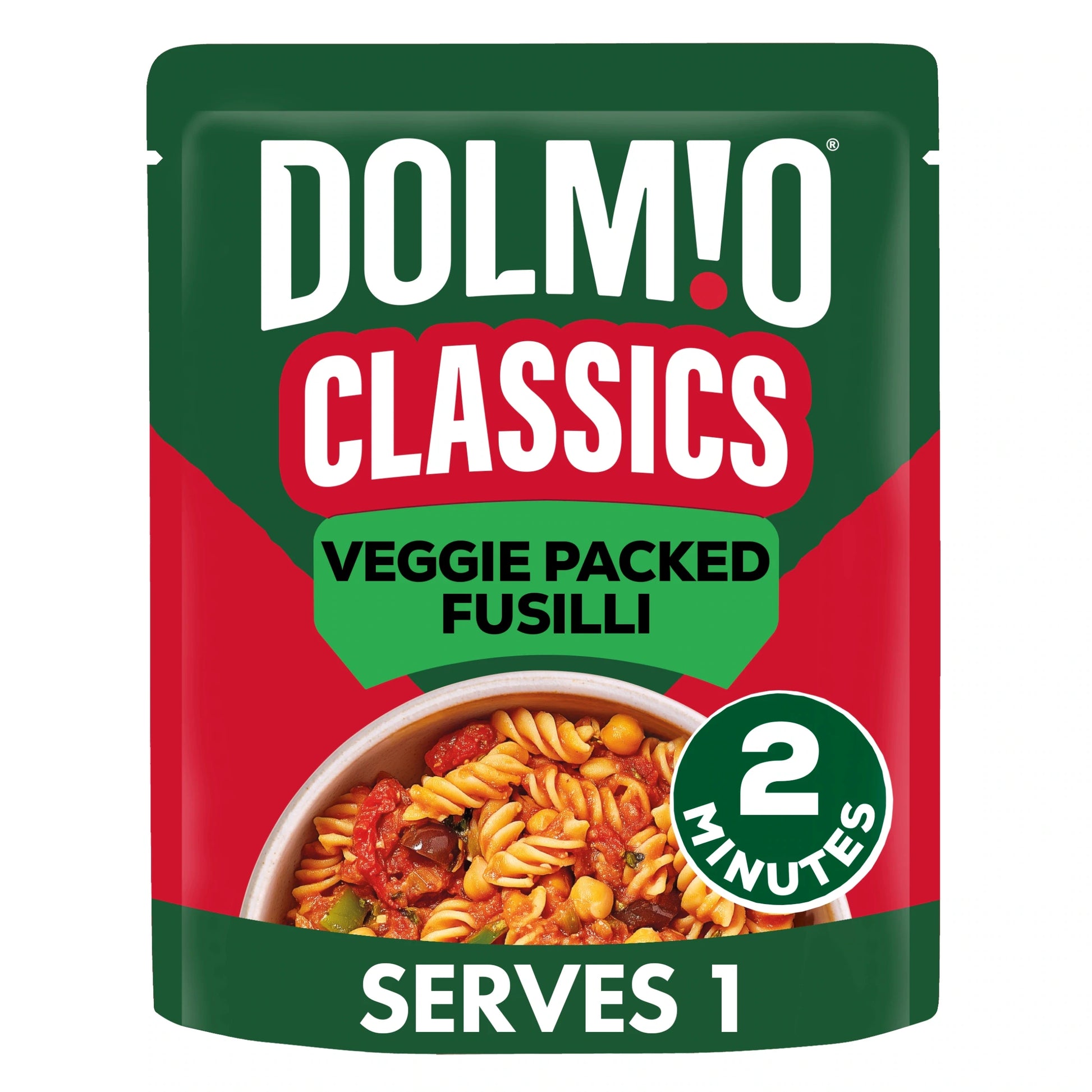 Dolmio Classics Veggie Packed Fusilli Pasta Ready Meal 250g — image 1