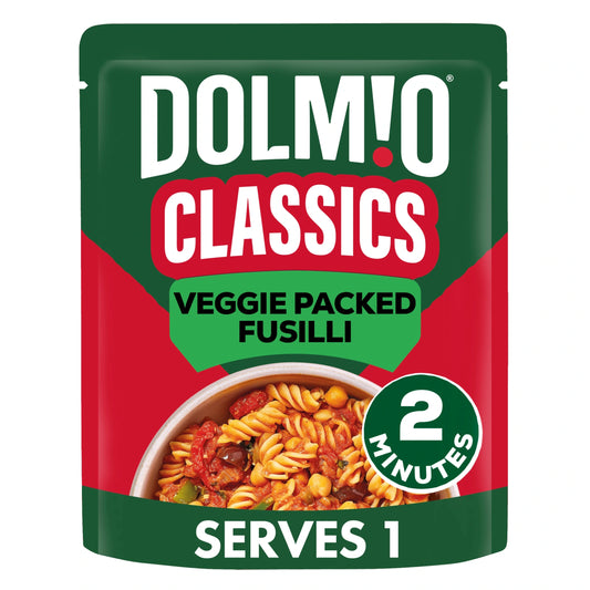 Dolmio Classics Veggie Packed Fusilli Pasta Ready Meal 250g — image 1