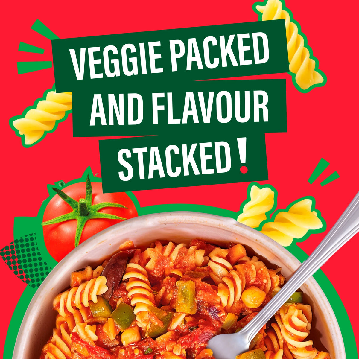 Dolmio Classics Veggie Packed Fusilli Pasta Ready Meal 250g — image 2