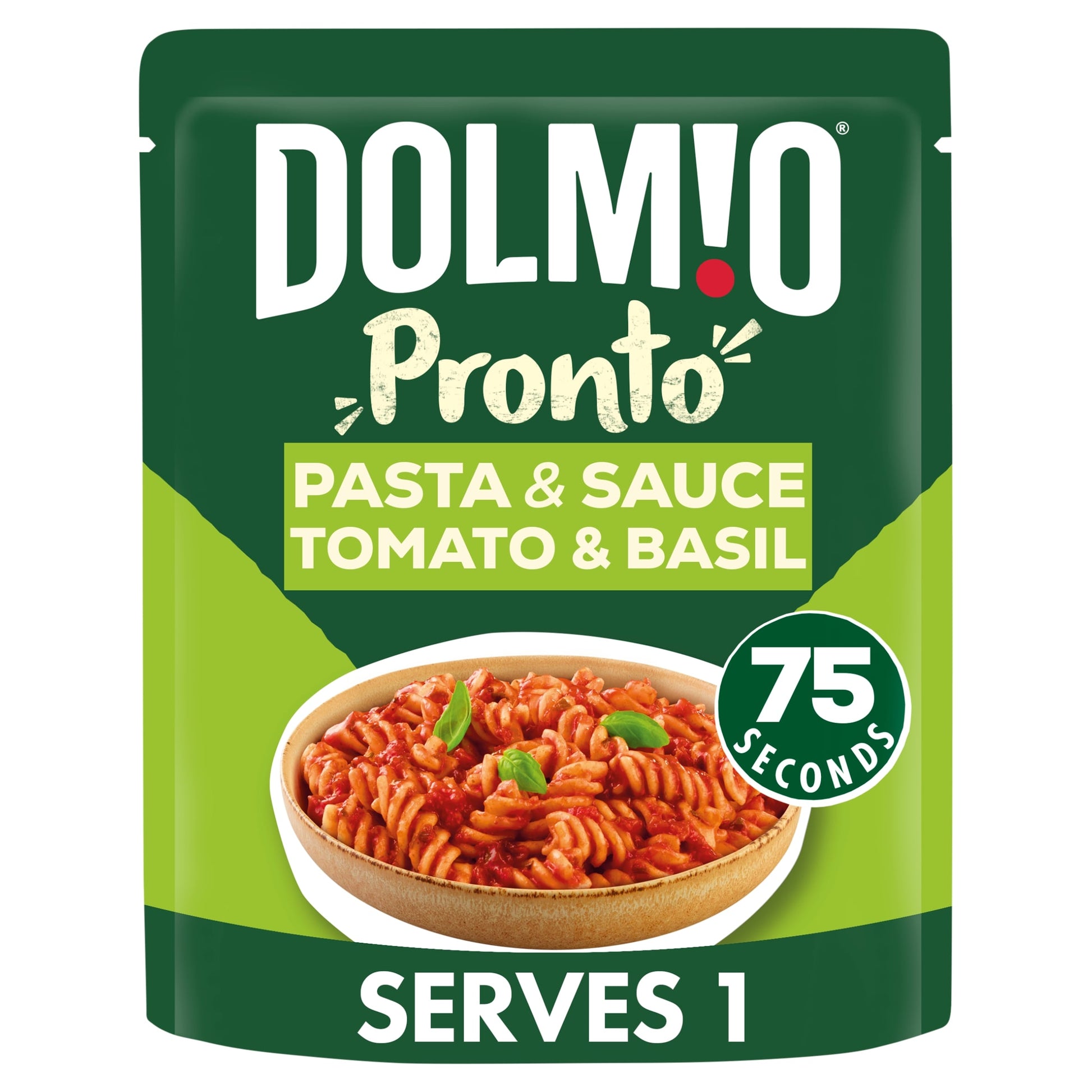 Dolmio Pronto Microwave Instant Pasta Meal Tomato and Basil 200g — image 1