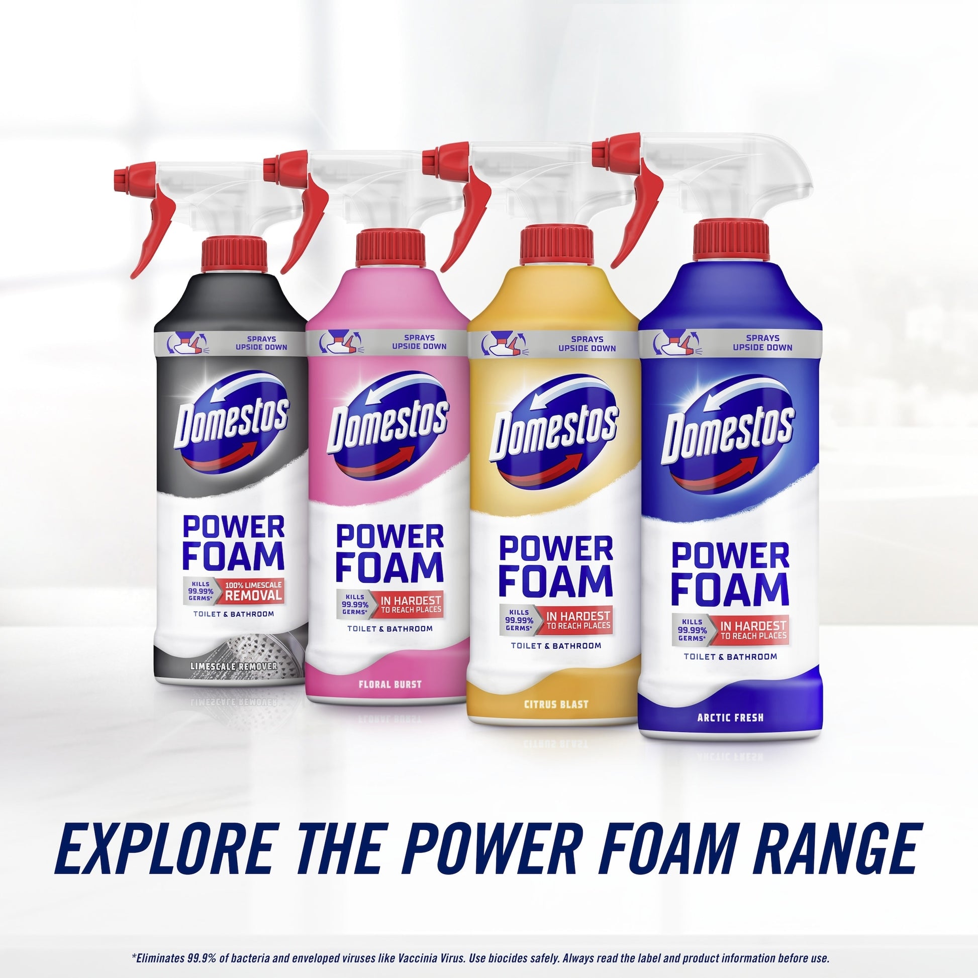 Domestos Power Foam Toilet and Bathroom Cleaner Citrus Blast 450ml — image 5