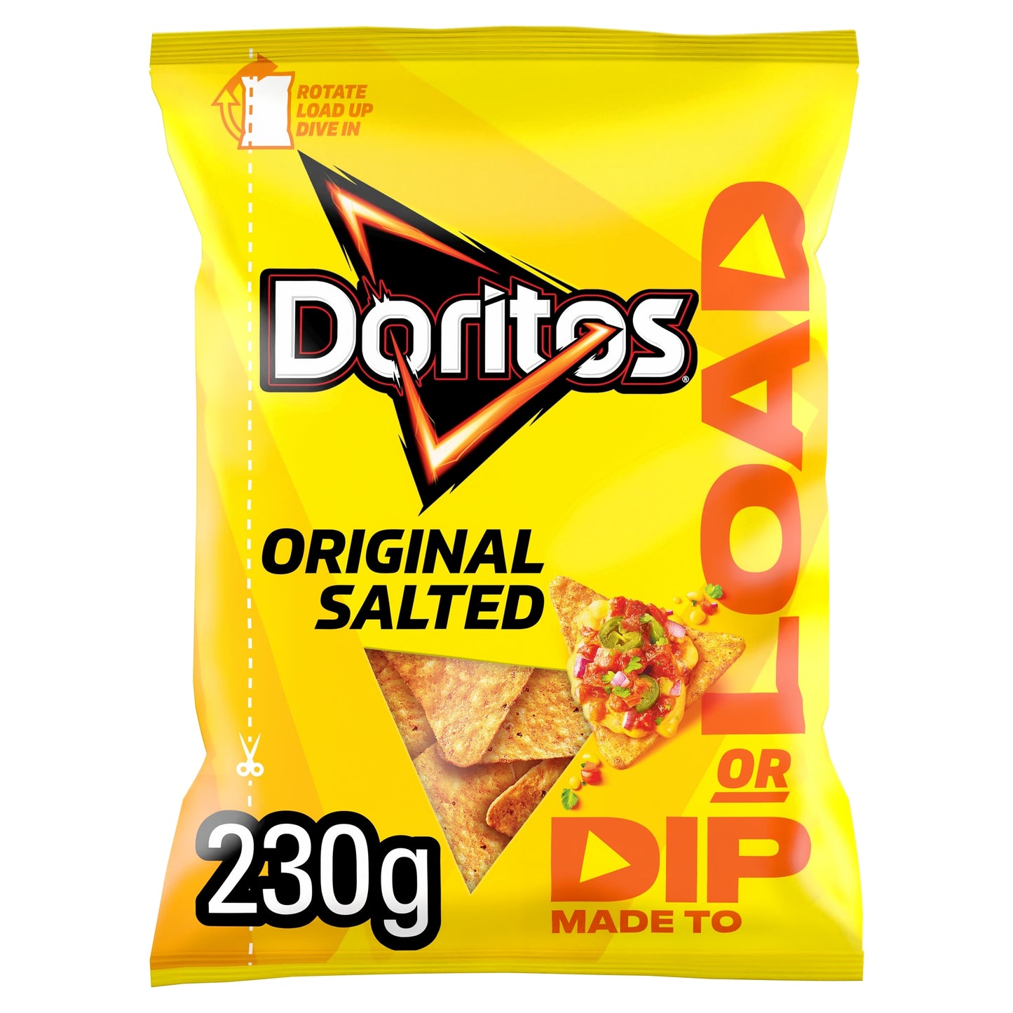 Doritos Dip or Load Original Salt Sharing Crisps 230g — image 1