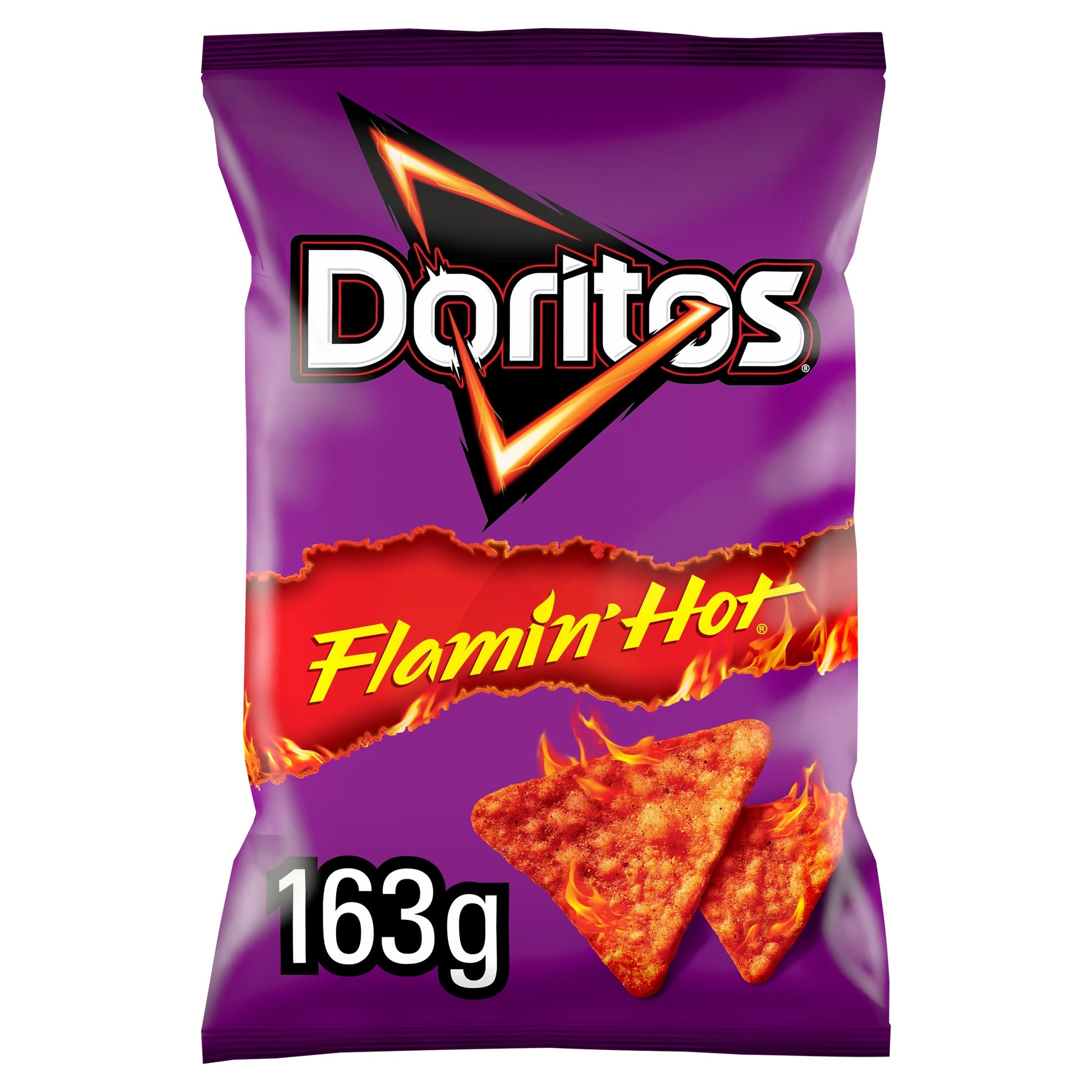 Doritos Extra Flamin' Hot Tortilla Chips 163g — image 1