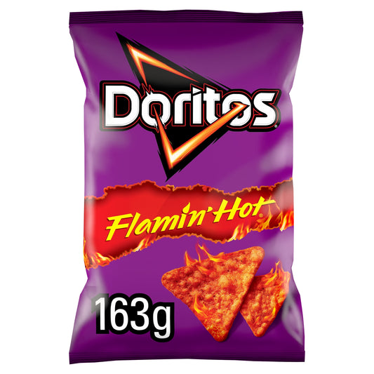 Doritos Extra Flamin' Hot Tortilla Chips 163g — image 1