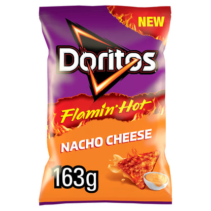 Doritos Flamin Hot Nacho Cheese Flavour Corn Crisps 163g — image 2