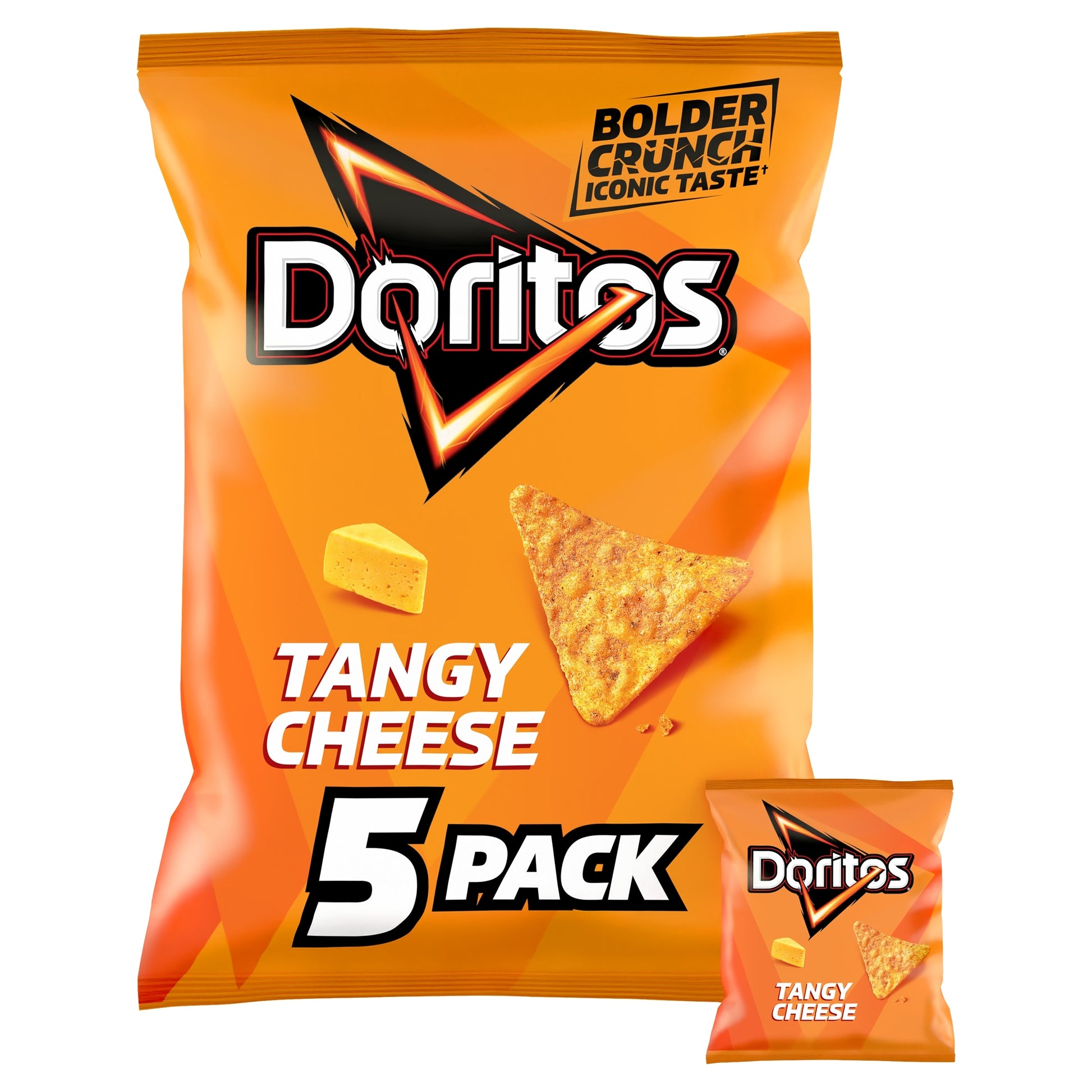 Doritos Tangy Cheese Tortilla Chips Multipack Crisps 5x30g — image 1