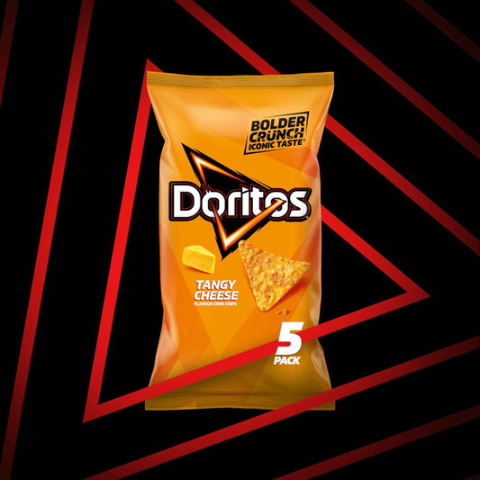 Doritos Tangy Cheese Tortilla Chips Multipack Crisps 5x30g 5x30g pack shot