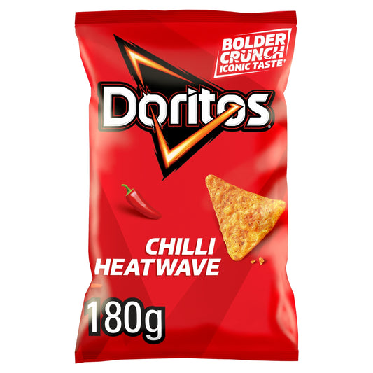 Doritos Tortilla Chips Chilli Heatwave Sharing Bag Crisps 180g — image 1