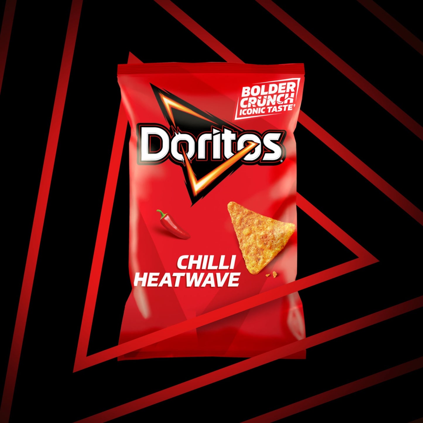 Doritos Tortilla Chips Chilli Heatwave Sharing Bag Crisps 180g — image 2