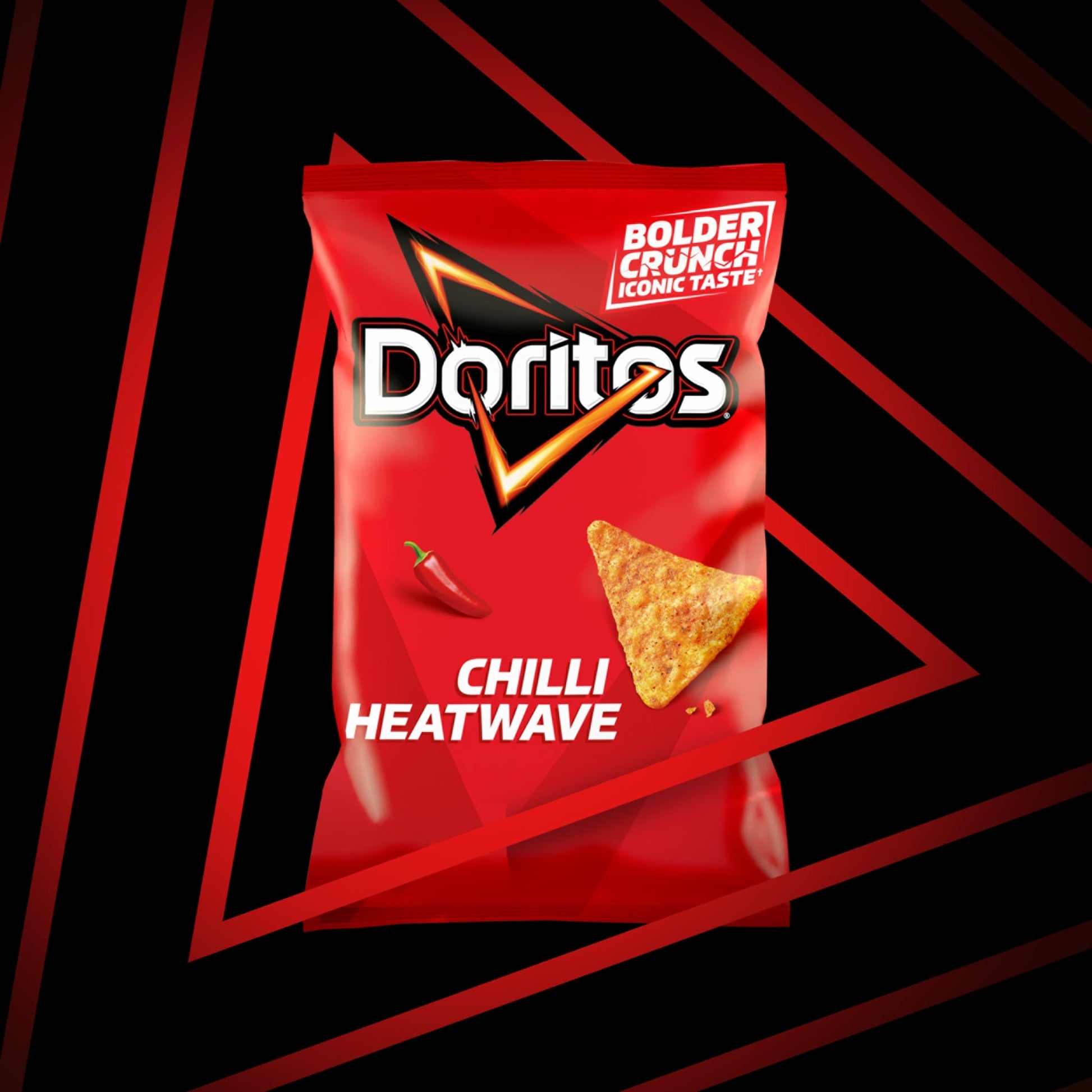 Doritos Tortilla Chips Chilli Heatwave Sharing Bag Crisps 180g — image 2