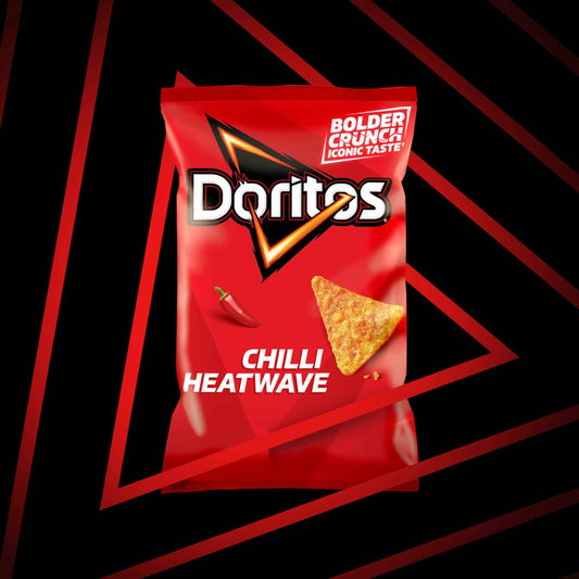 Doritos Tortilla Chips Chilli Heatwave Sharing Bag Crisps 180g
