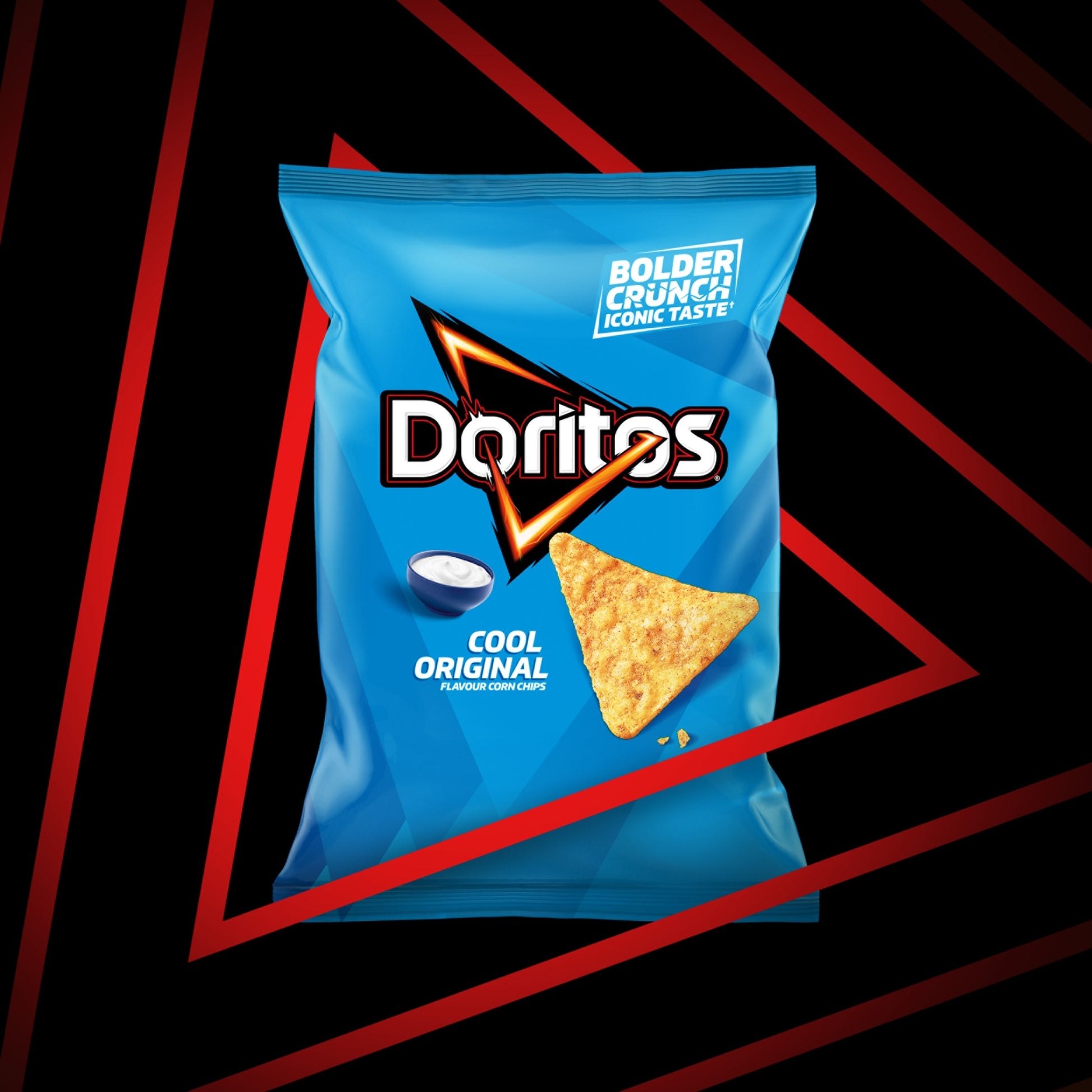 Doritos Tortilla Chips Cool Original Sharing Bag Crisps 180g — image 2