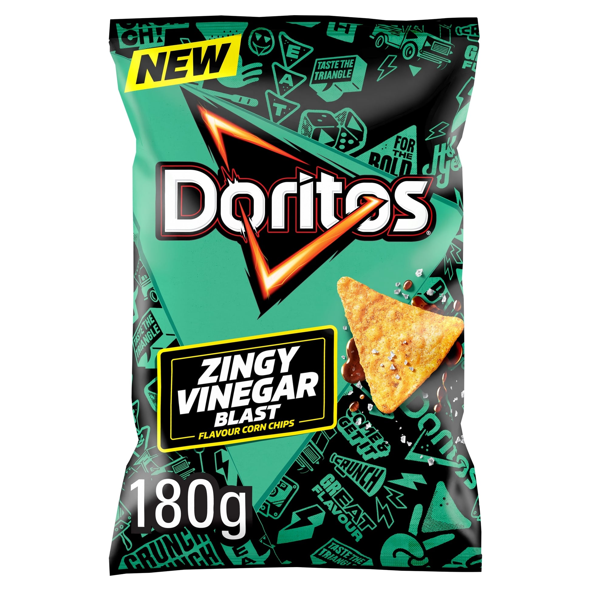 Doritos Zingy Vinegar Blast Sharing Crisps 180g — image 1