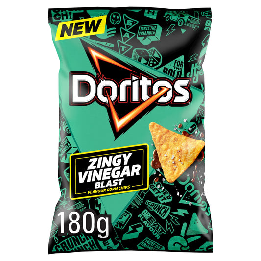 Doritos Zingy Vinegar Blast Sharing Crisps 180g — image 1