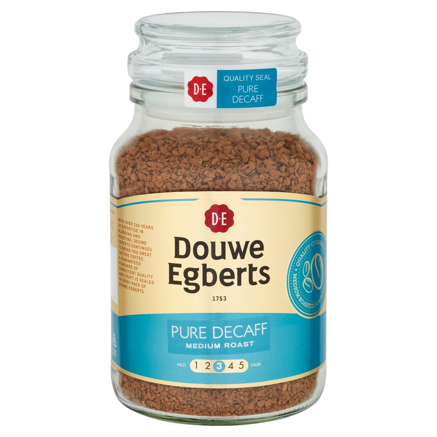 Douwe Egberts Pure Decaffeinated Instant Coffee 190G — image 2