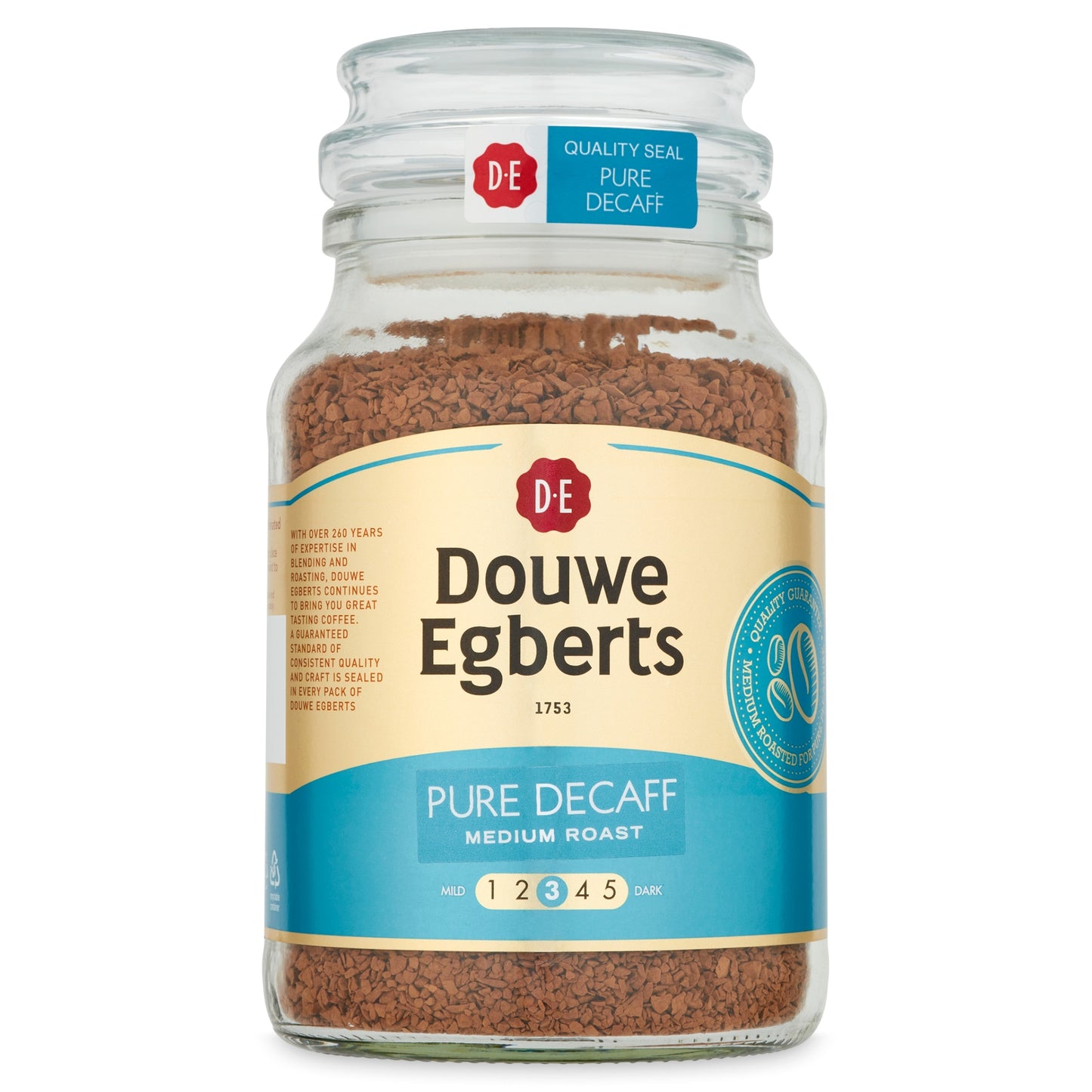 Douwe Egberts Pure Decaffeinated Instant Coffee 190G — image 3