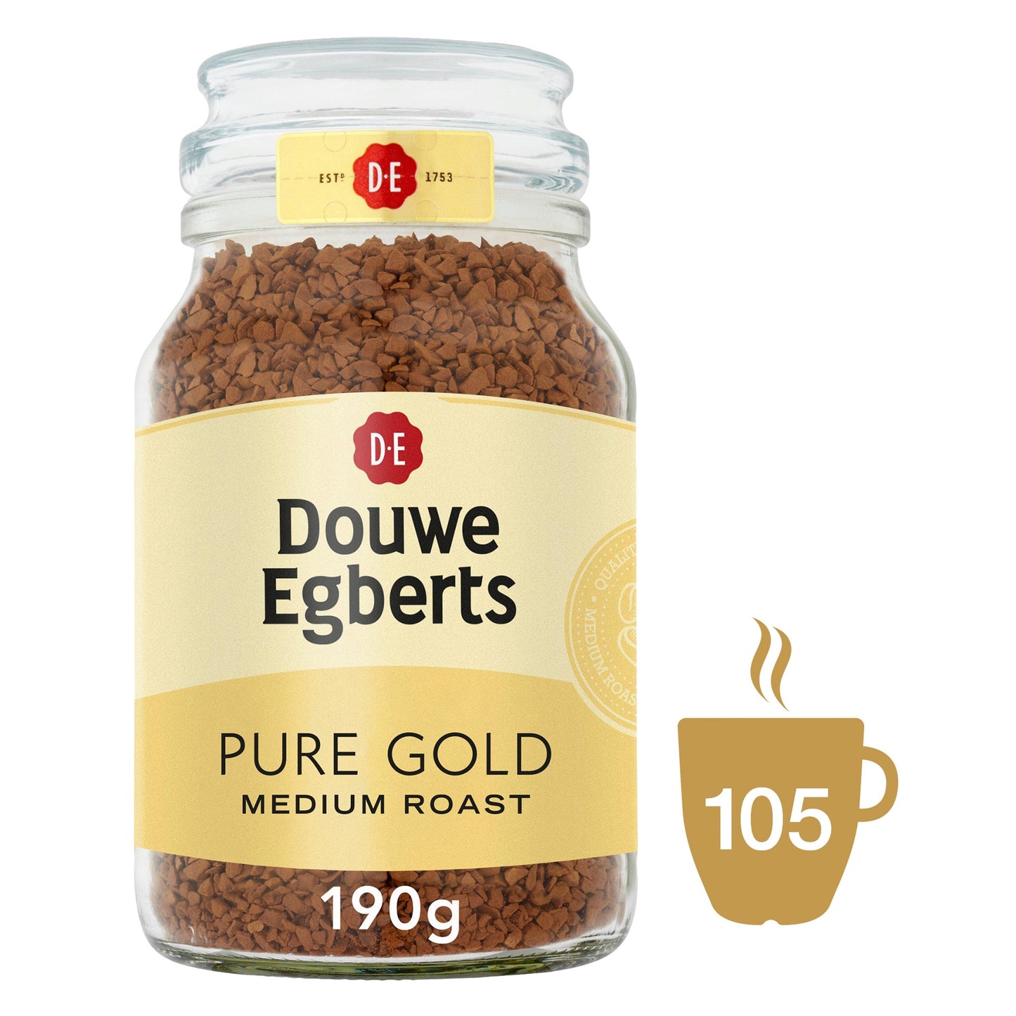 Douwe Egberts Pure Gold Instant Coffee 190G — image 1