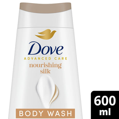 Dove Advanced Care Nourishing Silk Shower Gel 600ml — image 1