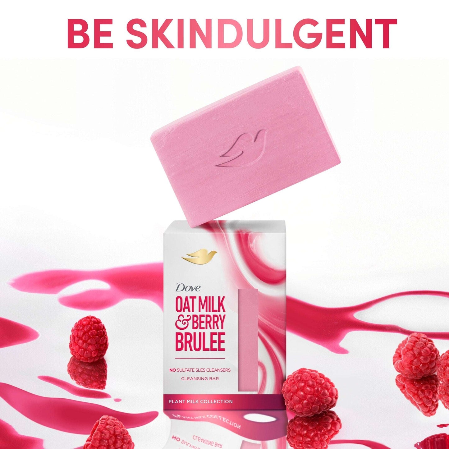 Dove Bar Oat Milk & Berry Brulee 141g — image 2
