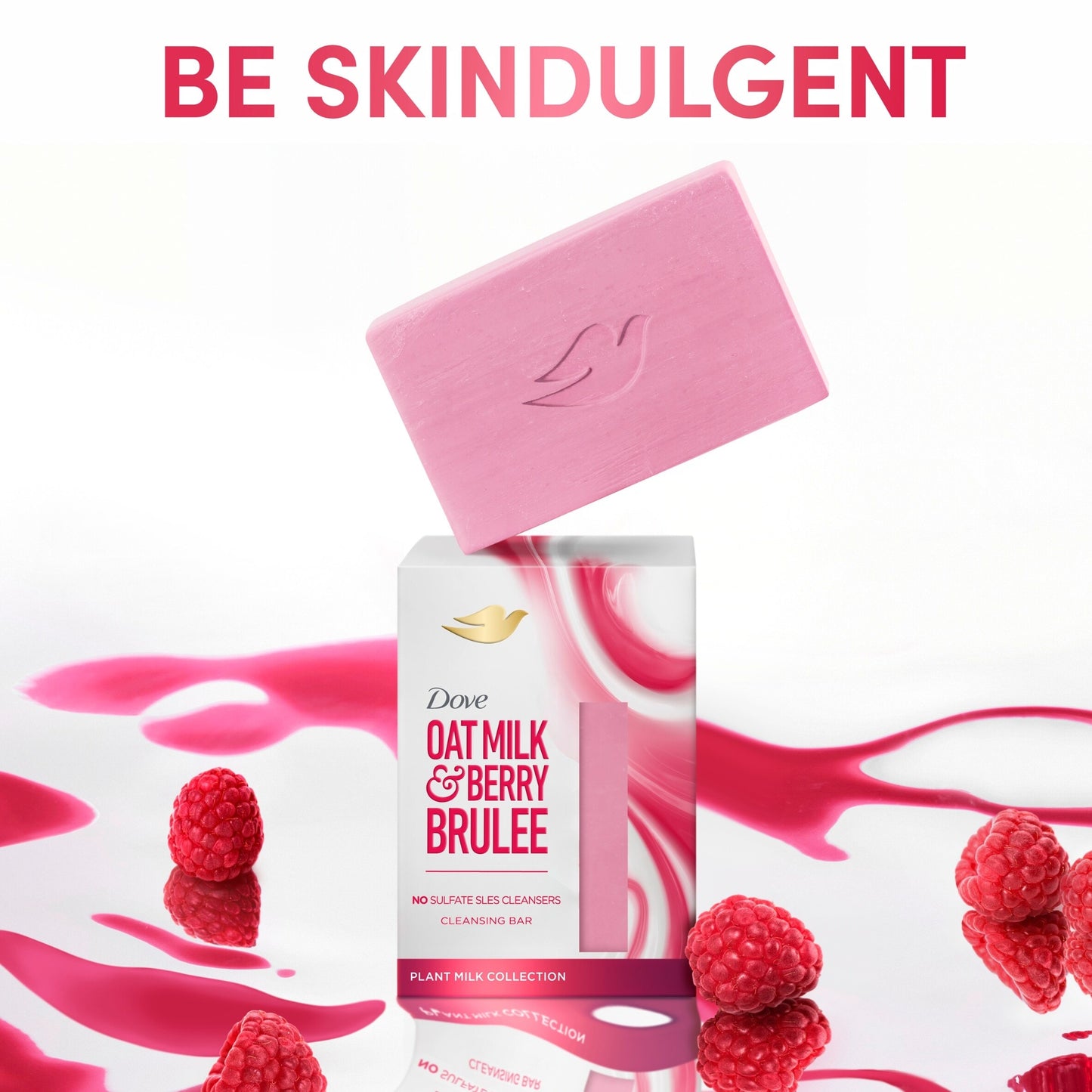 Dove Bar Oat Milk & Berry Brulee 141g — image 2