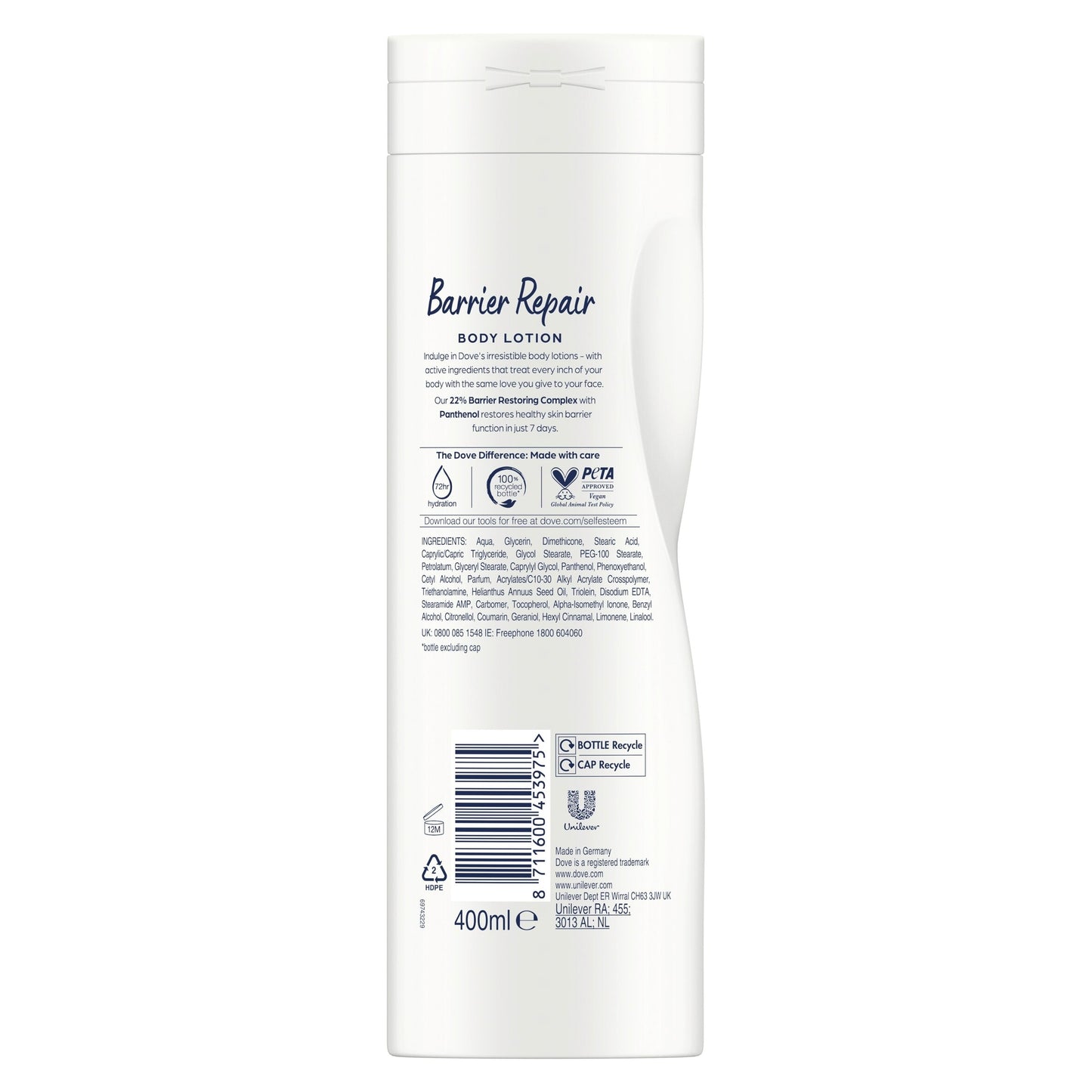 Dove Barrier Repair Body Lotion 400ml — image 2