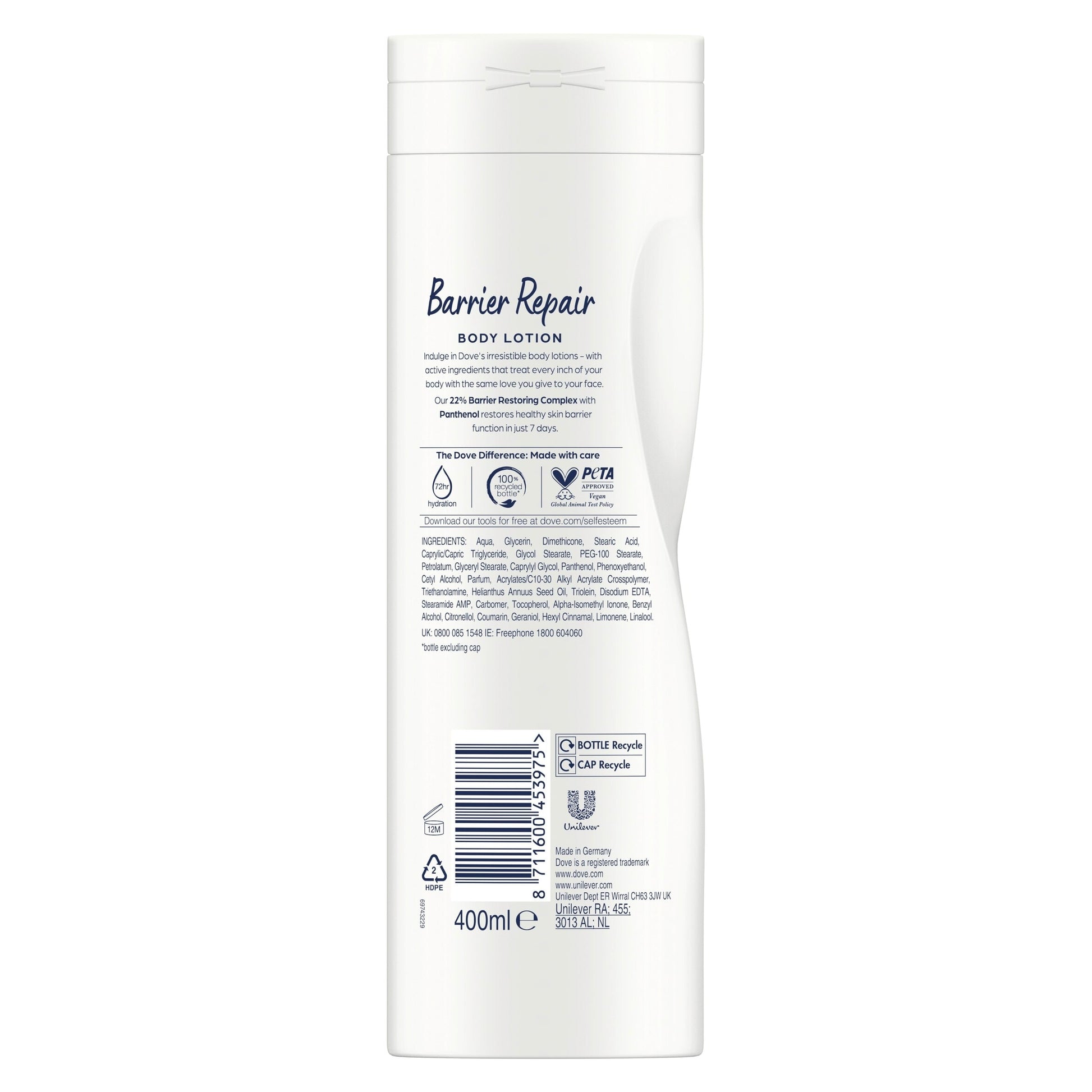 Dove Barrier Repair Body Lotion 400ml — image 2